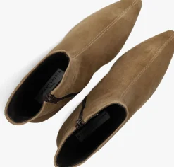 STEFANO LAURAN enkellaarsjes 010-292 taupe Hot