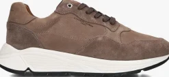 STEFANO LAURAN lage sneakers star 007 taupe Clearance