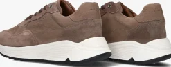 STEFANO LAURAN lage sneakers star 007 taupe Clearance