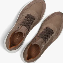 STEFANO LAURAN lage sneakers star 007 taupe Clearance