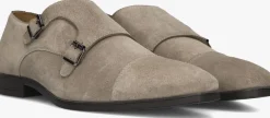 STEFANO LAURAN nette schoenen gesp taupe Clearance