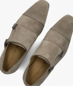 STEFANO LAURAN nette schoenen gesp taupe Clearance