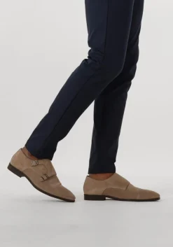 STEFANO LAURAN nette schoenen gesp taupe Clearance