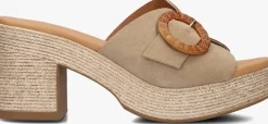 STEFANO LAURAN sandalen met hak 2503 taupe Discount