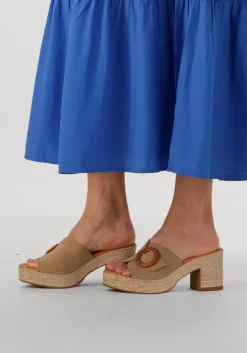 STEFANO LAURAN sandalen met hak 2503 taupe Discount