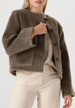 STUDIO AR jack aubrey faux mohair taupe Clearance