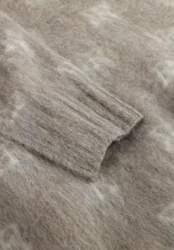 STUDIO AR trui alyssa brushed knit taupe Discount