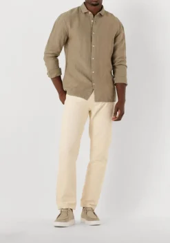 THE GOODPEOPLE casual overhemd soho taupe New