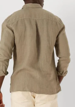 THE GOODPEOPLE casual overhemd soho taupe New