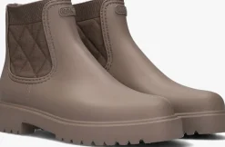 UNISA enkellaarsjes frades taupe Best