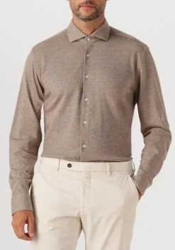 XACUS casual overhemd 91472 j752ml taupe Clearance