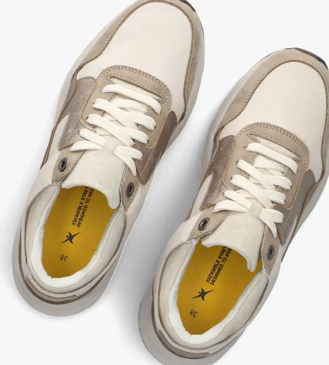 XSENSIBLE lage sneakers golden gate lady taupe Outlet