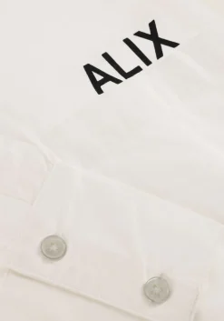 ALIX THE LABEL te blouses ladies woven oversized poplin blouse wit Discount