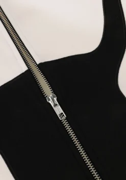 ALIX THE LABEL te jack ladies woven bull bomber wit New