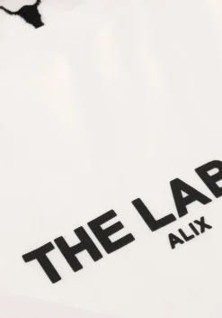 ALIX THE LABEL te t-shirt ladies knitted basic the label t-shirt wit