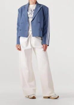 ALIX THE LABEL te t-shirt ladies knitted the label t-shirt wit Discount