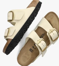 BIRKENSTOCK te slippers arizona big buckle dames wit Hot