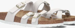 BIRKENSTOCK te slippers franca wit Sale
