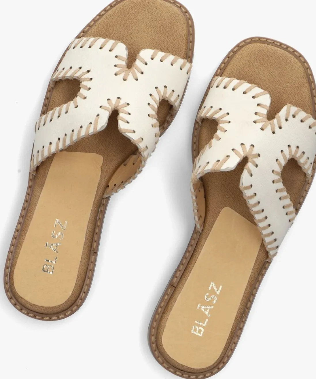 BLASZ te slippers 0657-03 wit