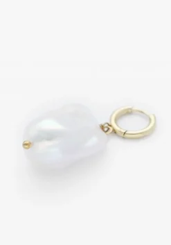 BONNIE STUDIOS te bedels big baroque pearl pendant wit Clearance
