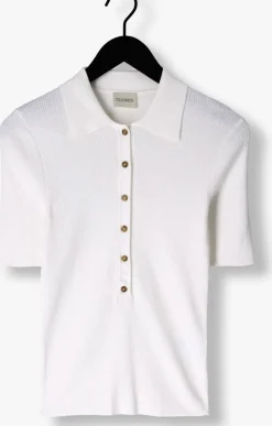 CLOSED te t-shirt polo short sleeve wit Discount