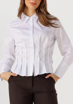 CO'COUTURE te blouses poppy pleat waist wit Clearance