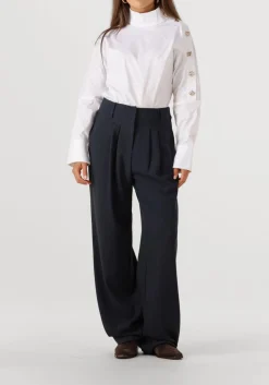 CO'COUTURE te blouses sanna asym button blouse wit Discount