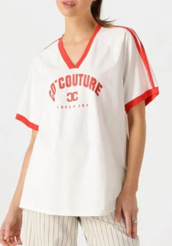 CO'COUTURE te t-shirt siaracc oversize sporty v-tee wit Online