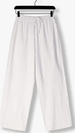 CO'COUTURE te wijde broek loisecc linen long pant wit Clearance