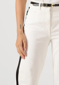 ELISABETTA FRANCHI te straight leg jeans jeans trousers wit Outlet