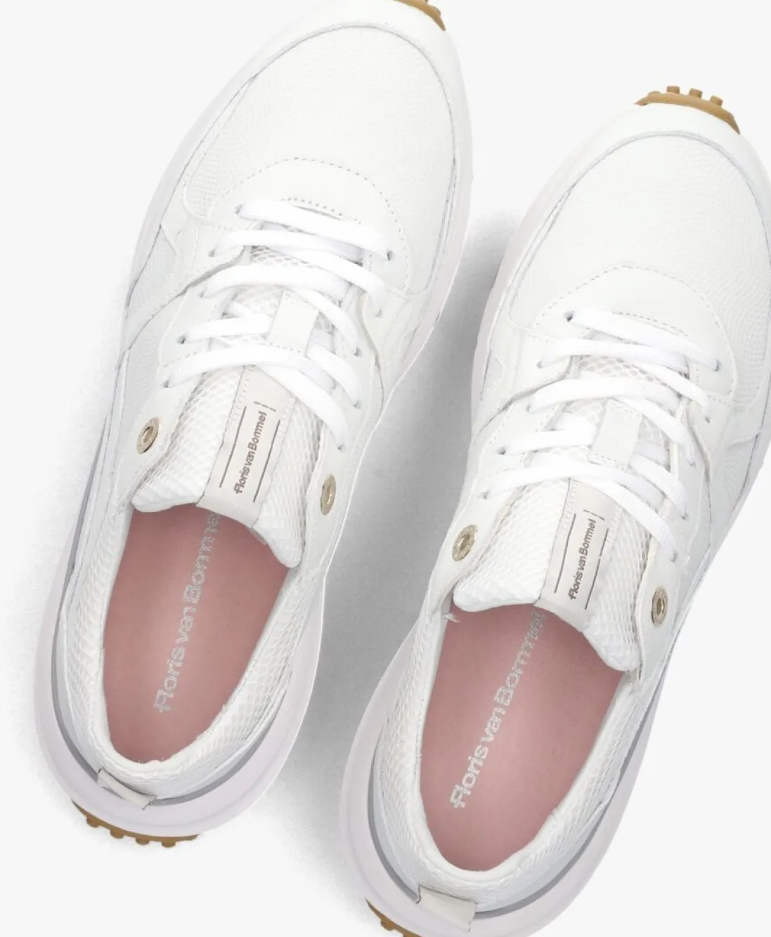 FLORIS VAN BOMMEL te lage sneakers sfw-10111 wit New