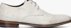 FLORIS VAN BOMMEL te nette schoenen sfm-30336 de stapper wit