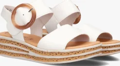 GABOR te platte sandalen 550.2 wit Outlet