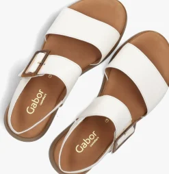 GABOR te platte sandalen 744 wit