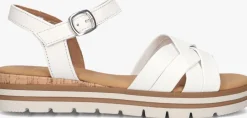 GABOR te platte sandalen 083.3 wit Discount