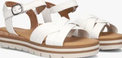 GABOR te platte sandalen 083.3 wit Discount