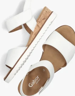 GABOR te sandalen met hak 750.2 wit New