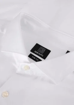 GENTI te klassiek overhemd s9254-1109 wit Online