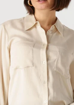 GESTUZ te blouses silkegz shirt wit