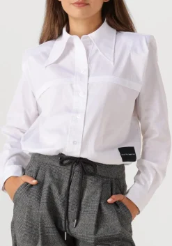 HAUTE L'AMITIÉ te haute l'amitié blouses poplin rolou shirt wit Online