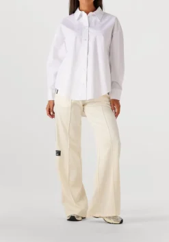 HAUTE L'AMITIÉ te haute l'amitié wijde broek baggy track tall pants wit New