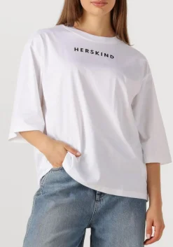 HERSKIND te top t-shirt wit