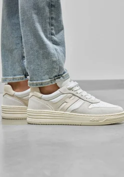 HOGAN te lage sneakers h630 allacciato wit