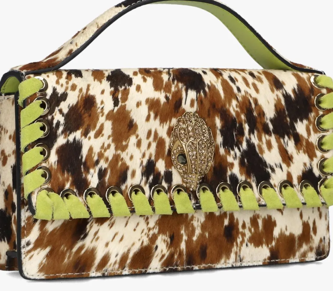 KURT GEIGER LONDON te handtas sm bond top handle bag wit New