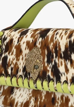 KURT GEIGER LONDON te handtas sm bond top handle bag wit New