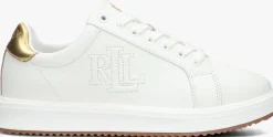 LAUREN RALPH LAUREN te lage sneakers ainsley low top lace wit Online