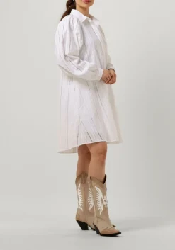 LEVETE ROOM te mini jurk alaya 2 wit Outlet