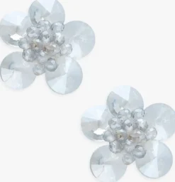 LOTT. GIOIELLI te oorbellen flower stud wit Discount