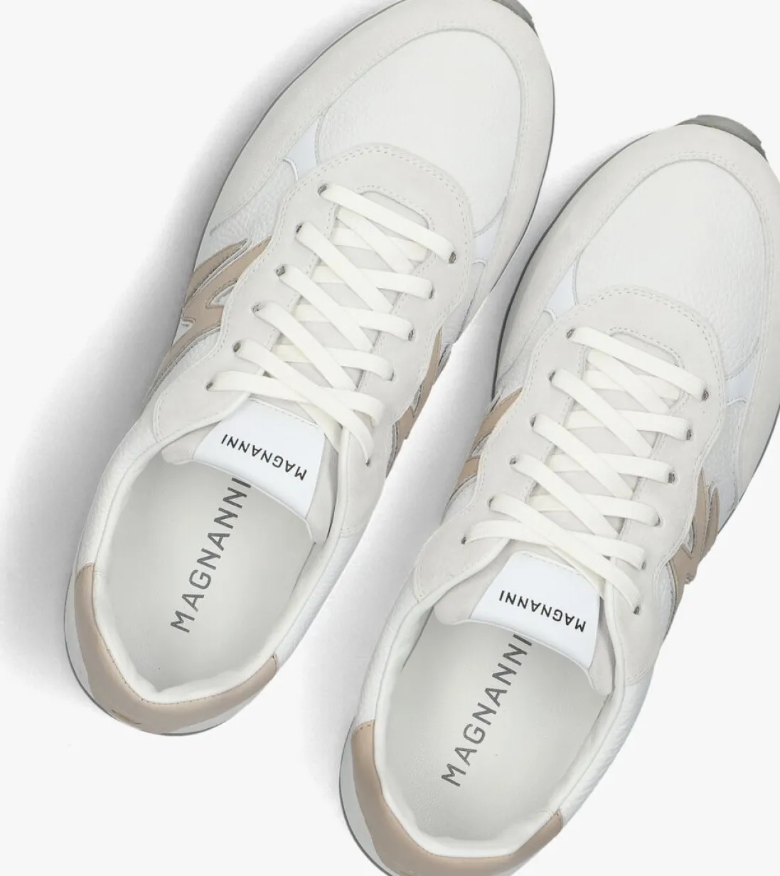 MAGNANNI te lage sneakers 26144 wit Discount