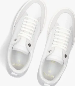 Mason Garments te lage sneakers tia versatile wit New